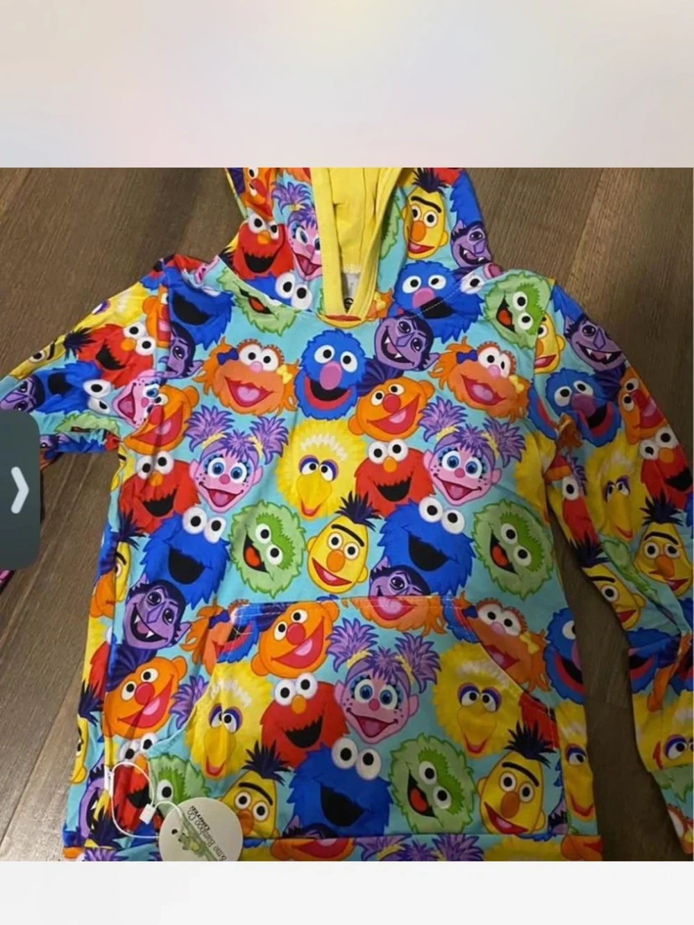 Kids' Sesame Street Bamboo hoodie NWT size 5/6